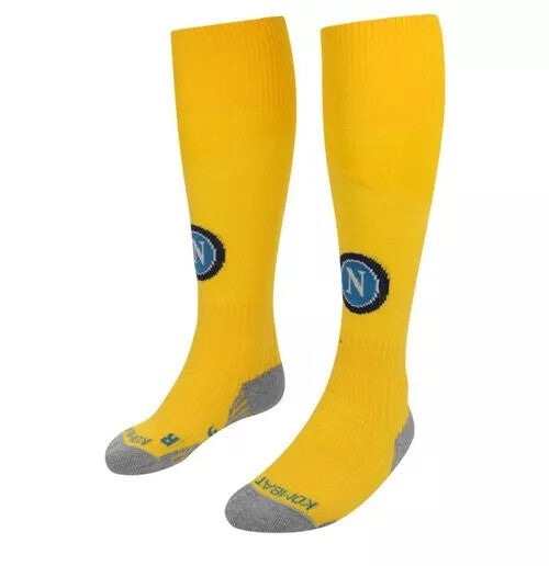 Kappa Kids Napoli Football Socks / Yellow / 2017-18 Away Kit / RRP £13