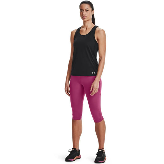 Under Armour Women's Black Running Vest / Fly-By Tank / Training / RRP £24