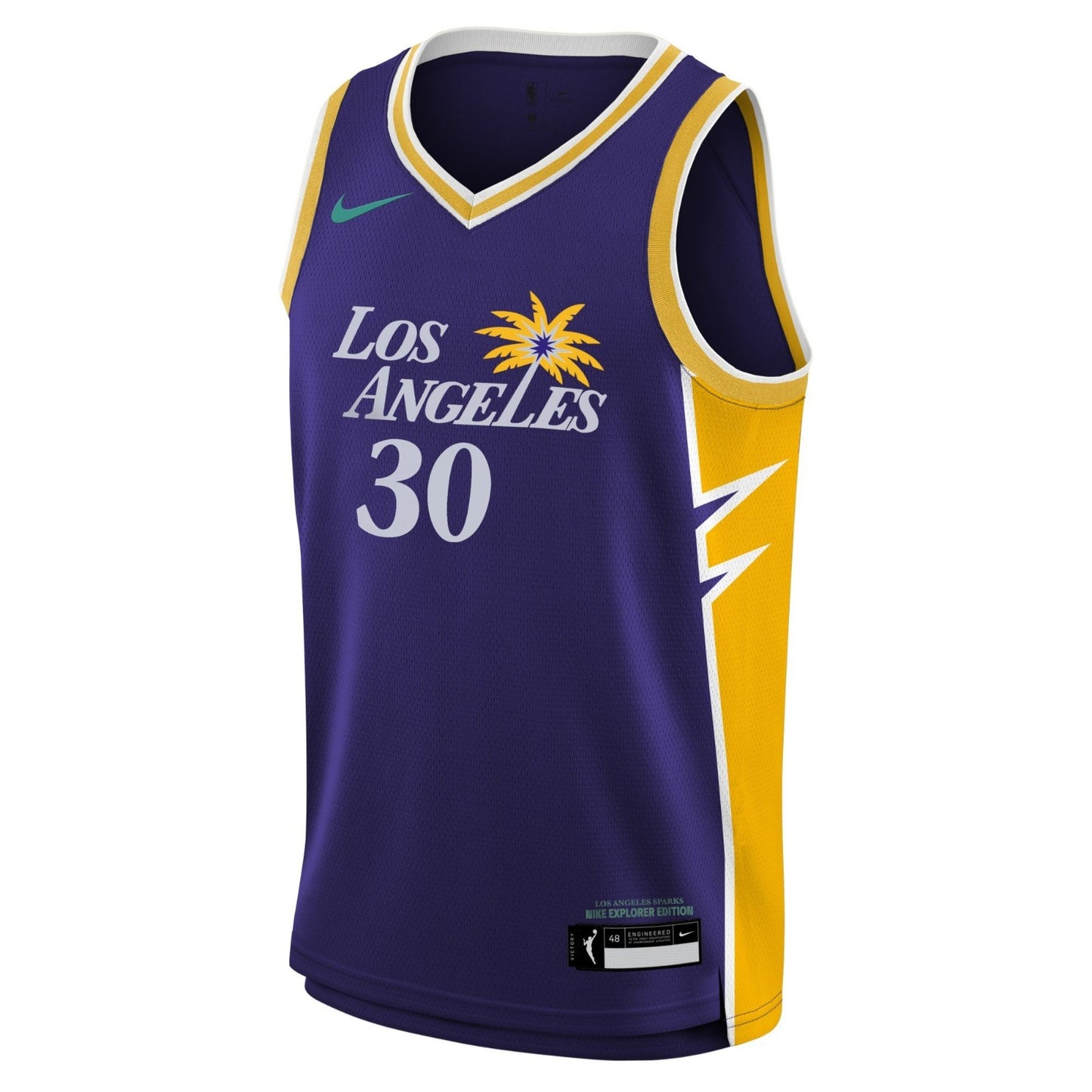 Nike Youth LA Sparks WNBA Basketball Vest / Purple / Ogwumike / RRP £70