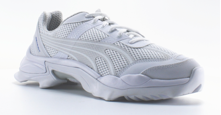 Puma Nitefox Crossin' White Textile Mens Lace Up Trainers / BNIB