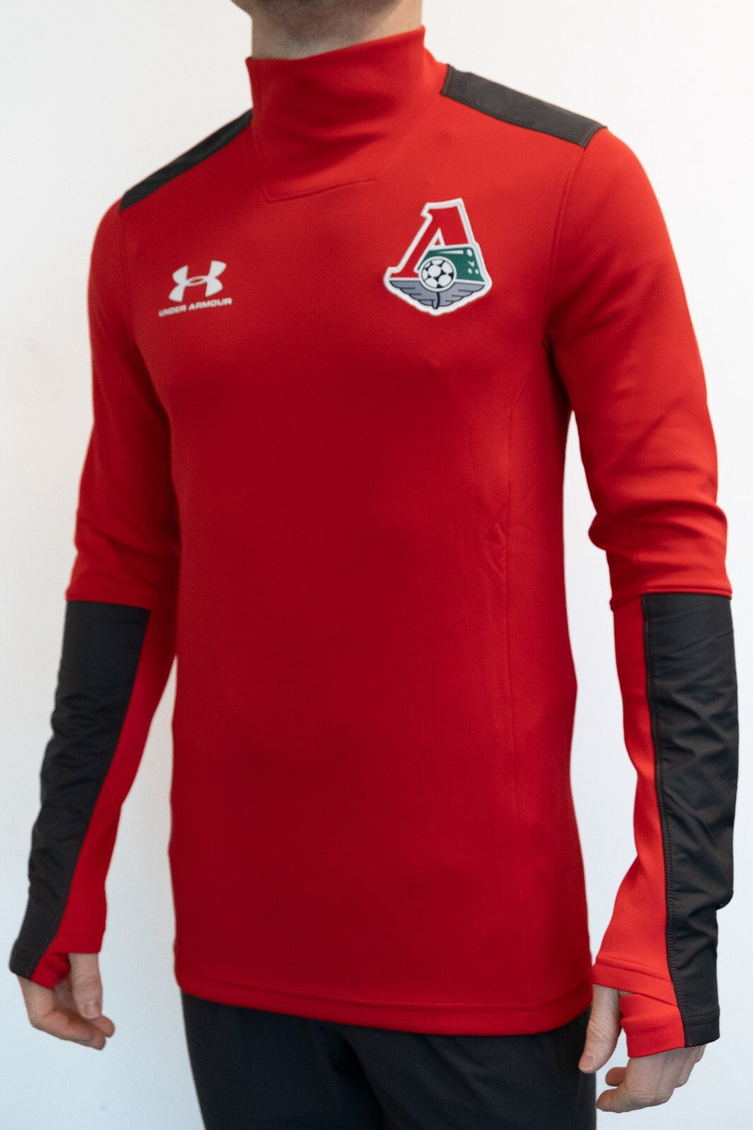 Under Armour 2019-20 Lokomotiv Moscow Training Midlayer / Red / Mens / RRP £50