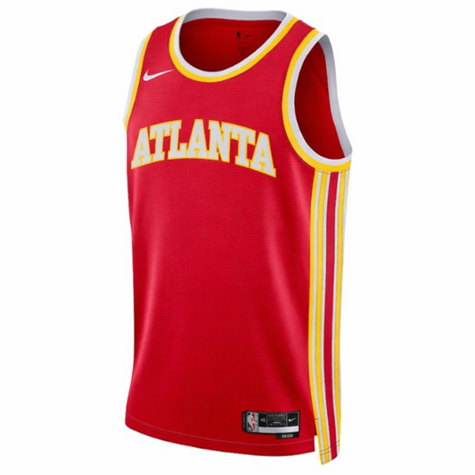 Nike Mens Atlanta Hawks Basketball Vest / Blank / Red / RRP £90