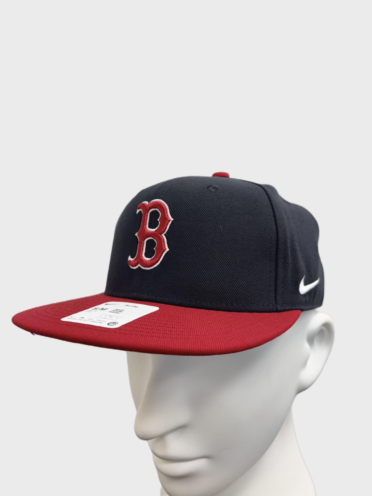 Nike Boston Red Sox Pro Brim Snapback Cap / Navy Red / RRP £35
