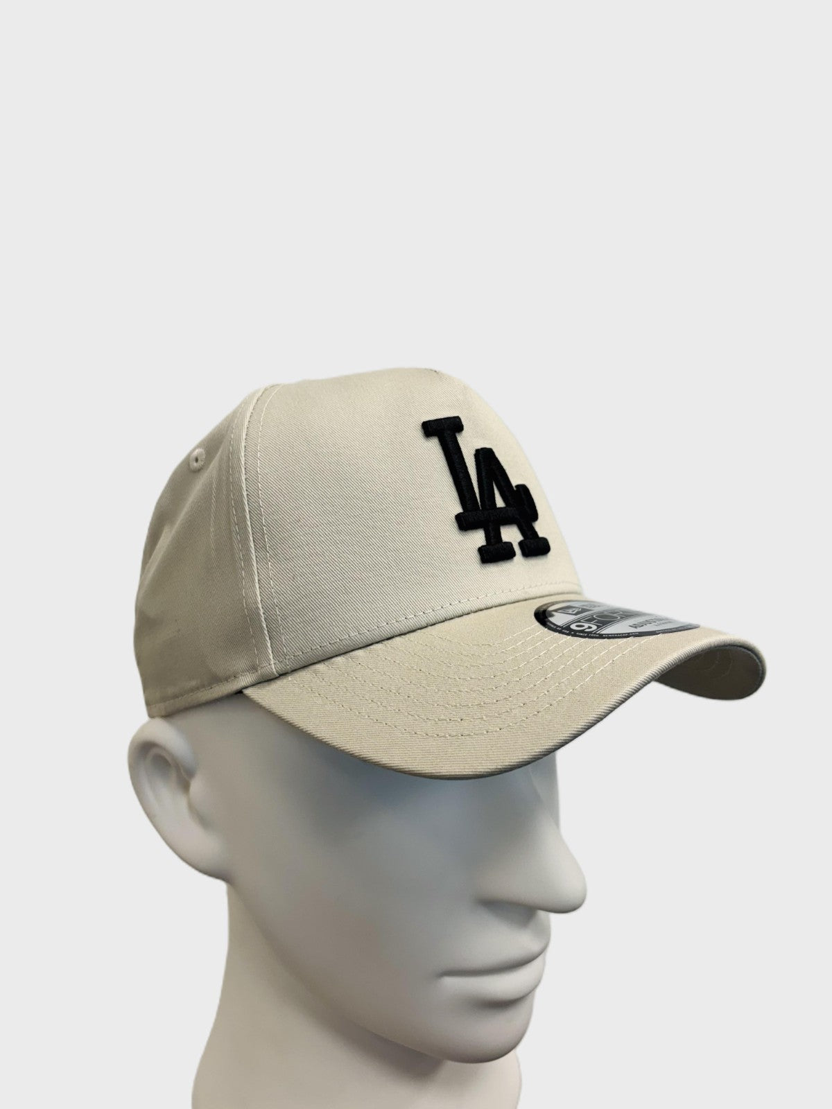 New Era LA Dodgers MLB 9FORTY A Frame Snapback Cap / Stone Black / RRP £27