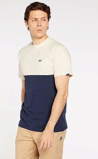 Vans Colorblock Tee / Dress Blues Antique White / Mens / RRP £25