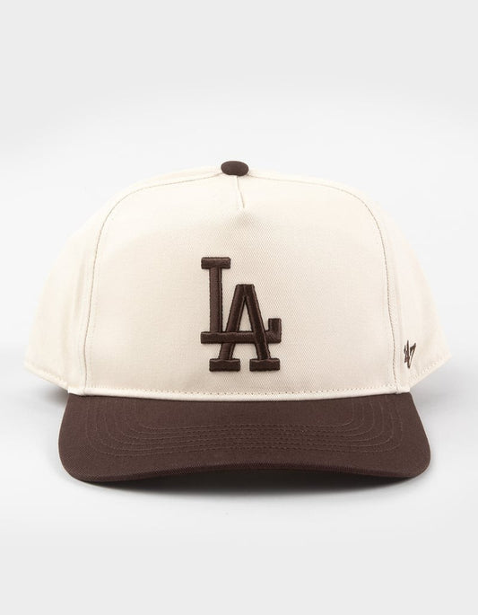 47 Brand LA Dodgers 2-Tone Adjustable Cap / Natural Brown / RRP £30