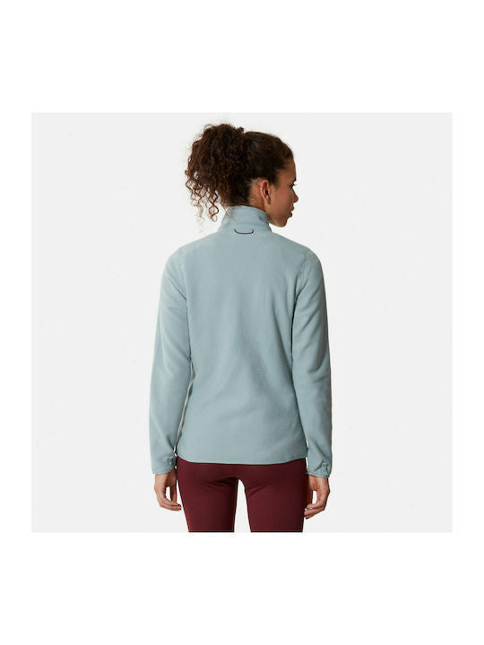 The North Face Women's 100 Glacier Full Zip Fleece / Silver Blue / BNWT / RRP£65