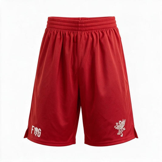 Perugia Frankie Garage Away Football Shorts / Red / RRP £25