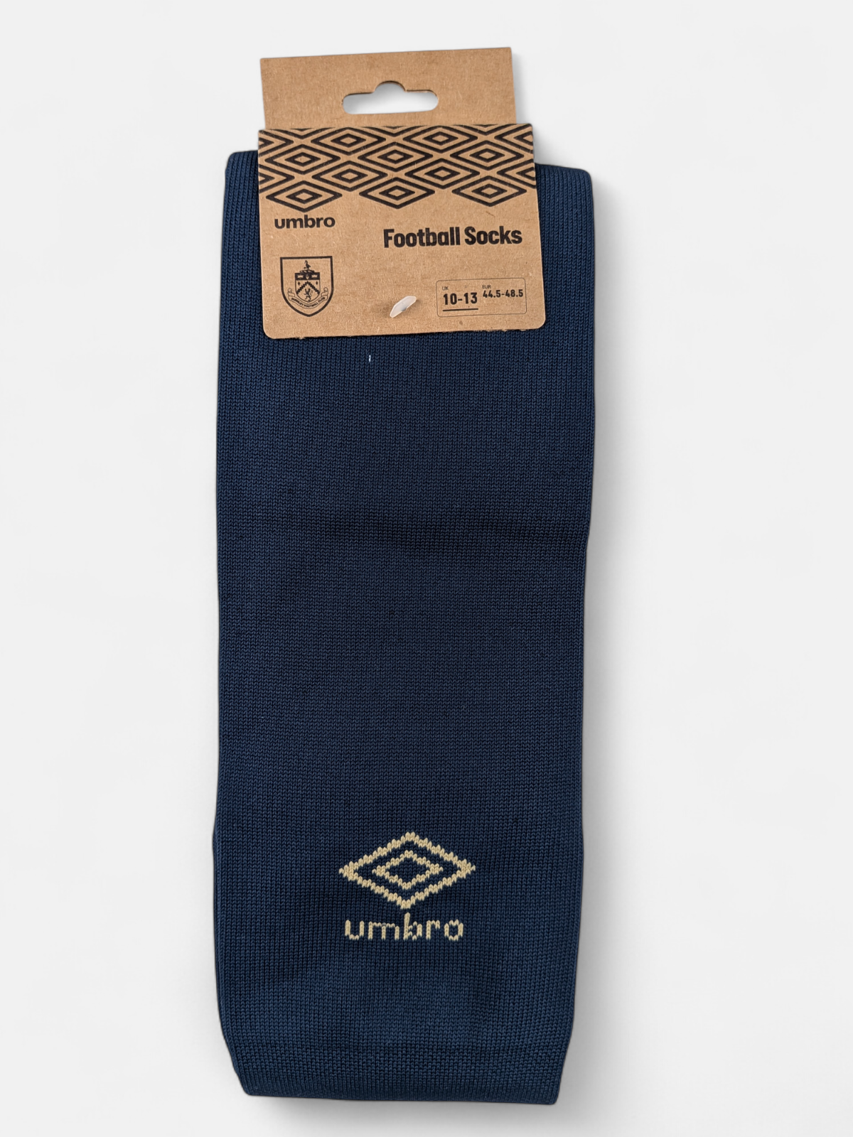 Umbro Mens 2021-22 Burnley Third Football Socks / BNWT / Blue / RRP £15