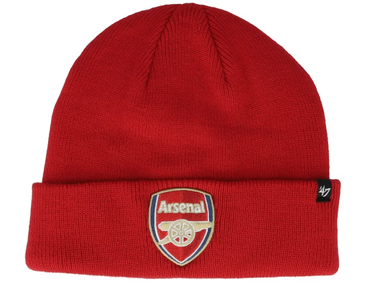 47 Cuff Knit Raised Kids Hat / Arsenal / Red / BNWT / RRP £28