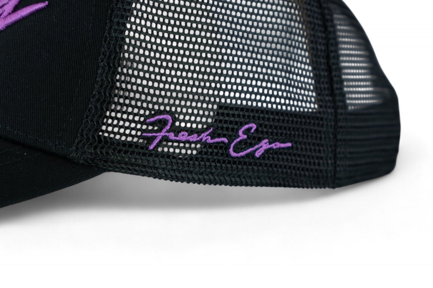 Fresh Ego Kid Script Trucker Cap / Black Pink / RRP £35