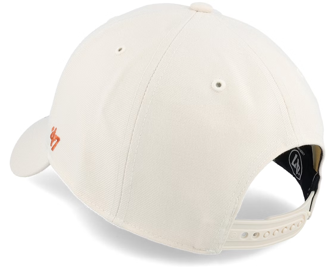 47 Brand Edmonton Oilers NHL MVP Snapback Cap / Beige Silver / RRP £28