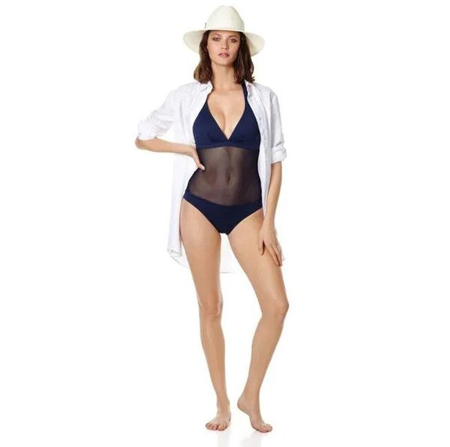 Vilebrequin Swimsuit / Women’s / Fauve / Dark Blue / RRP £230