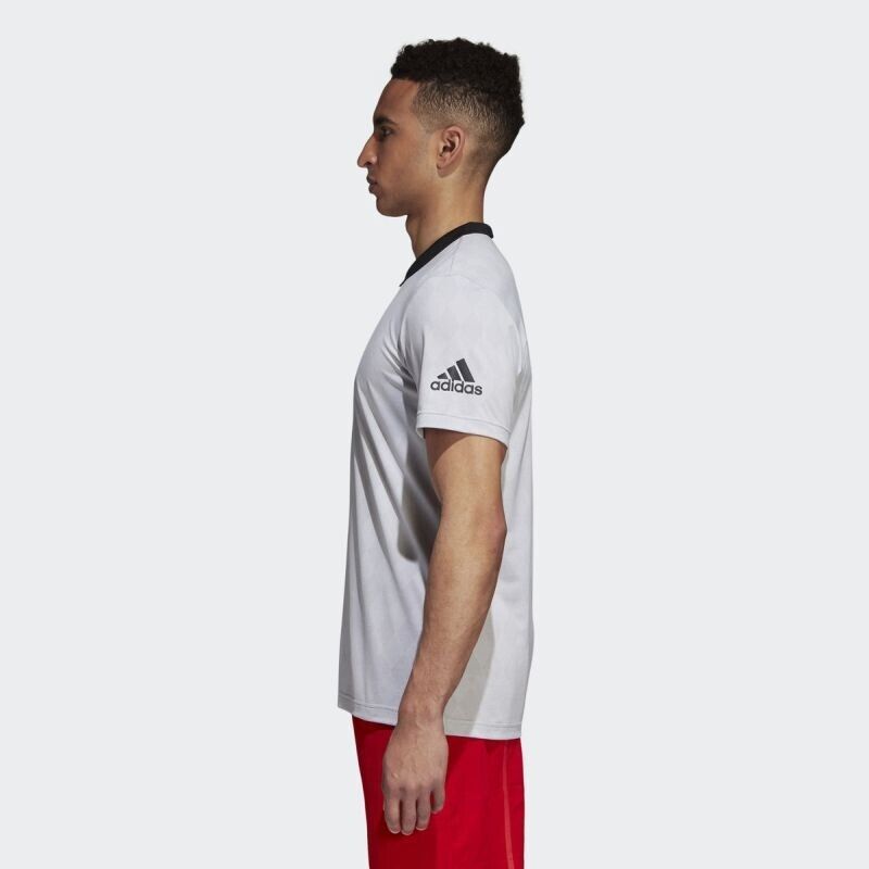 Adidas Men's Barricade Tennis, Golf, Polo Shirt / Light Grey / RRP £60