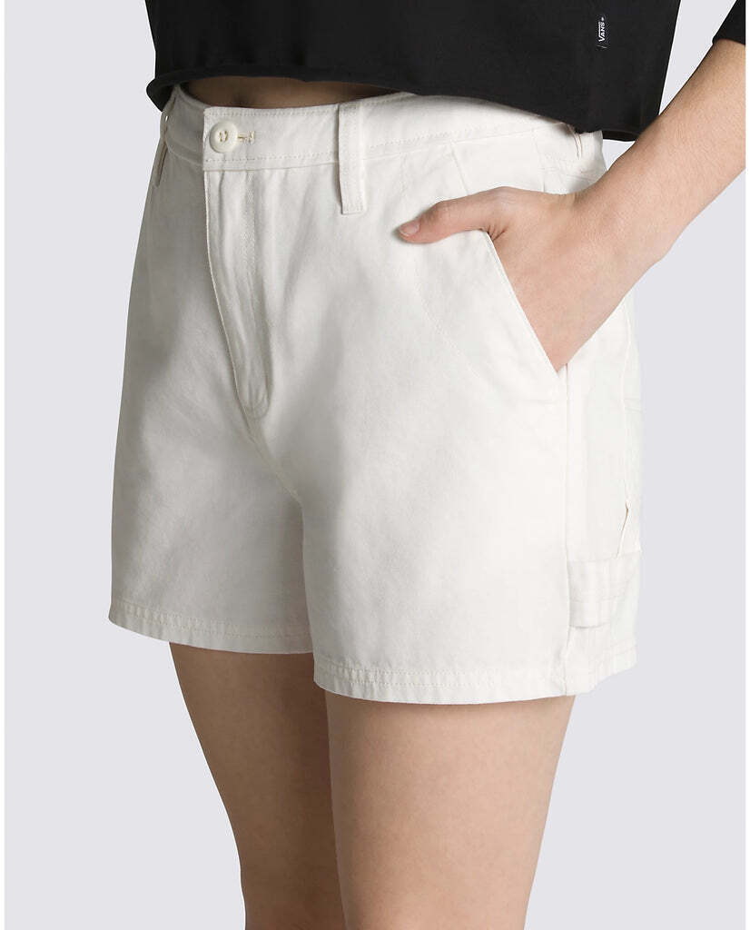 Vans Womens Ground Work Shorts / Marshmallow / RRP £50