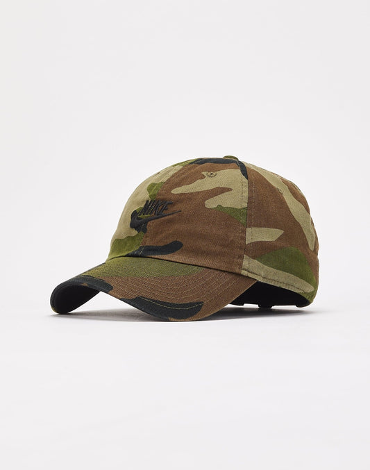 Nike Heritage 86 Relaxed Cap / Camo Green Black / RRP £24