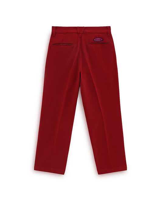 Vans Womens Curren X Knost Trousers / Red / RRP £75