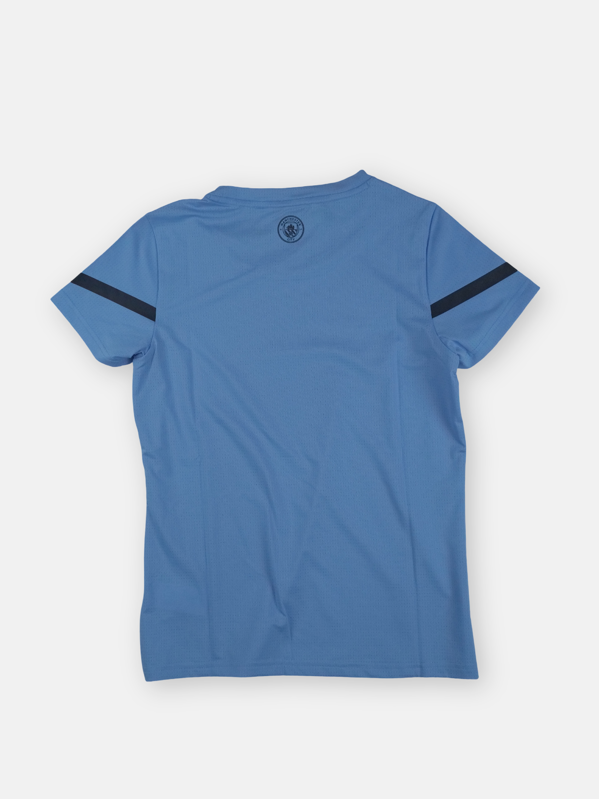 Puma Womens 2021-22 Manchester City Pre-Match Football Shirt / Blue / RRP £34.99