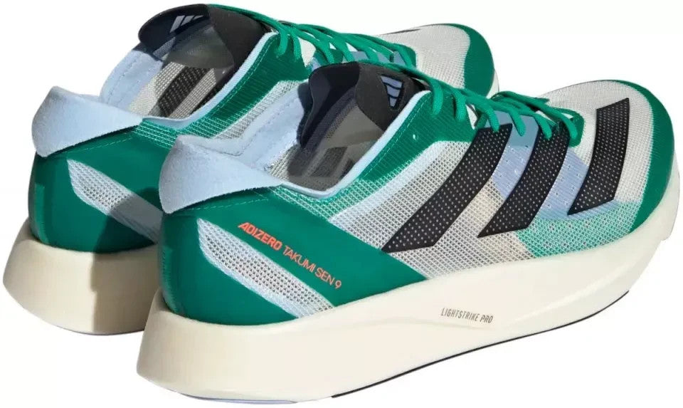 Adidas Mens ADIZERO TAKUMI SEN 9 Trainers / Green / BNIB / RRP £130