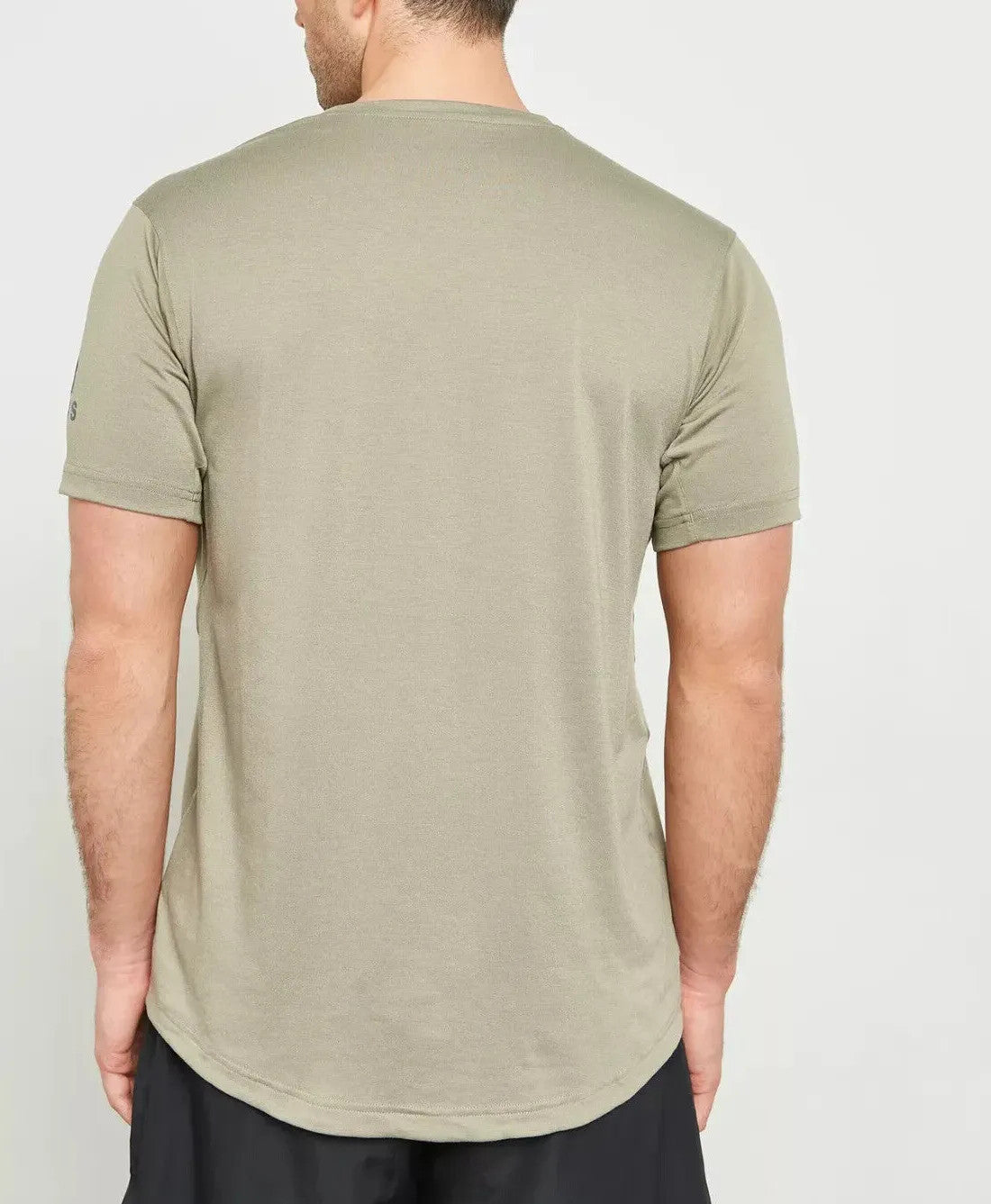 Adidas Mens Freelift Prime Fitness Running T-Shirt / Khaki / RRP £37