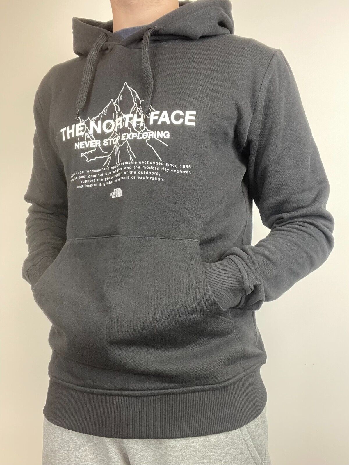 The North Face Mens Front Peak Hoodie / Black / Rrp £70