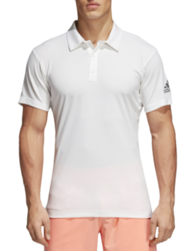 Adidas Mens Climachill Golf Tennis Polo / White / Athletic Fit / RRP £45
