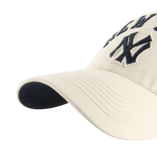 47 NY Yankees Cap / Clubhouse Faber MLB Hat / Beige / RRP £25