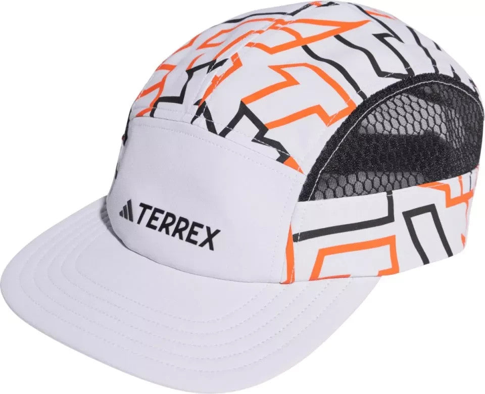 Adidas Adult Terrex 5 Panel Running Cap / White / RRP £25