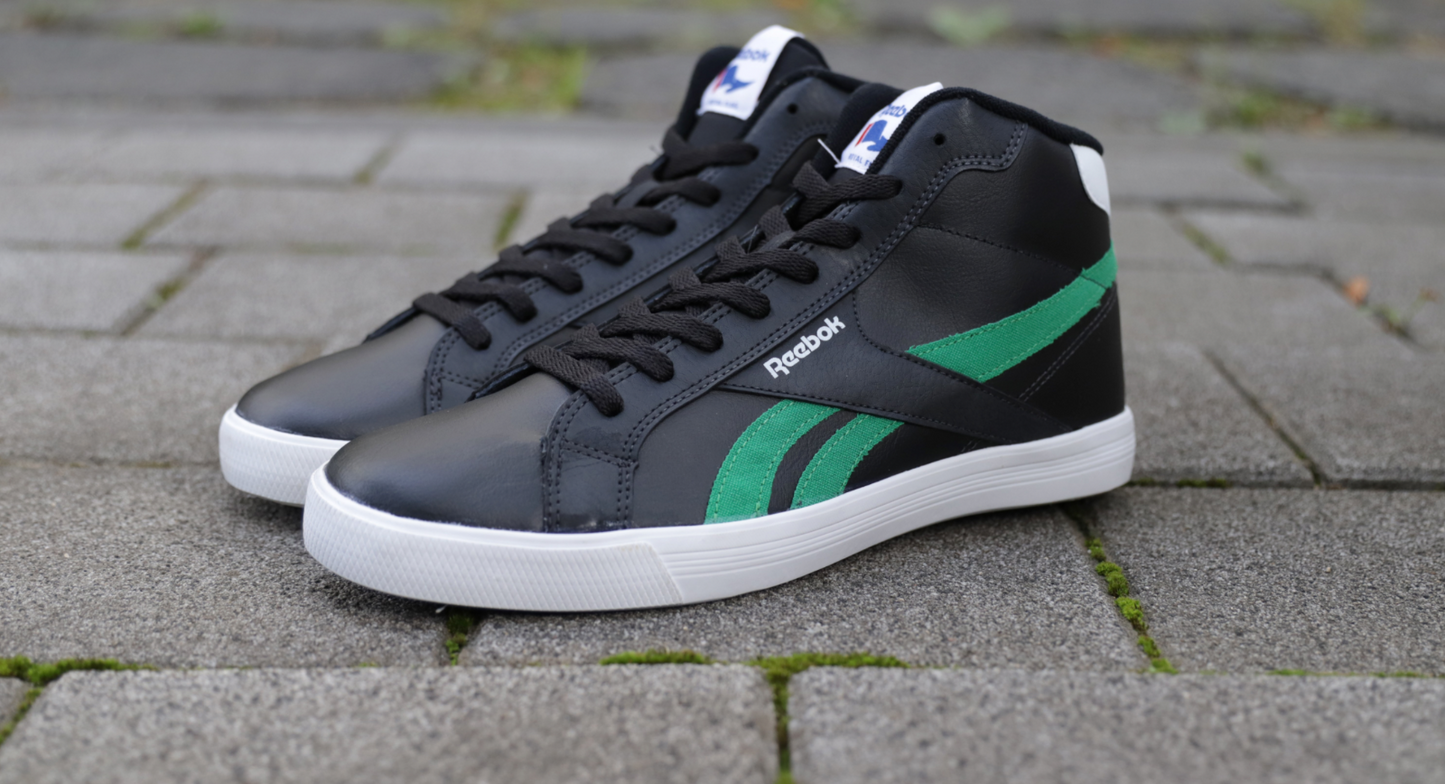 Reebok Mens Royal Complete Mid Trainers / BNIB / Black