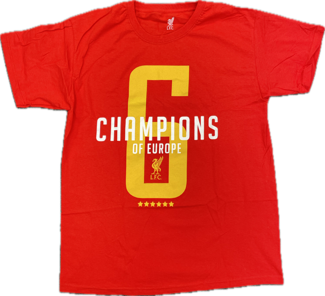 Liverpool Men's Champions of Europe T-shirt / BNWT / RRP £20