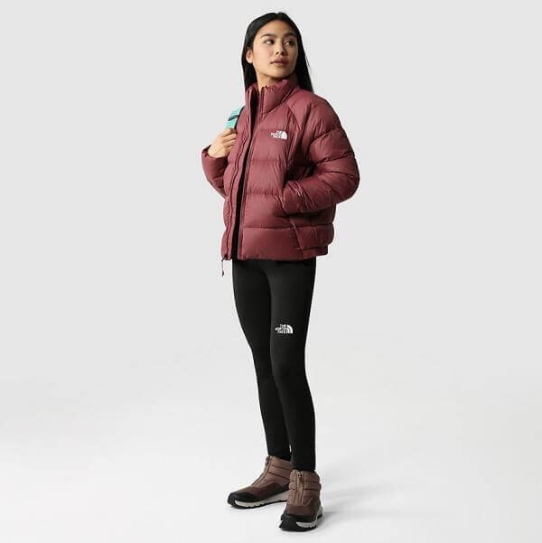 The North Face Womens Hyalite Down Puffer Jacket / Red Brown / RRP £235