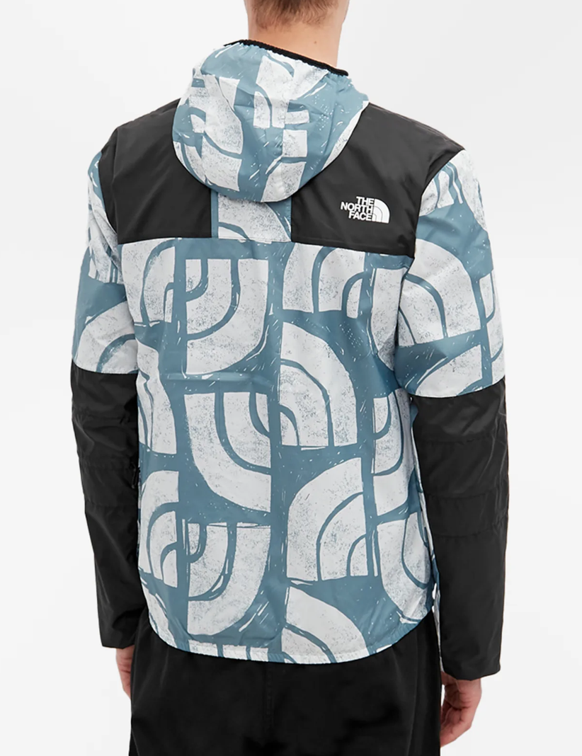 The North Face Mens Seasonal Mountain Jacket / BNWT / Goblin Blue Woodblock