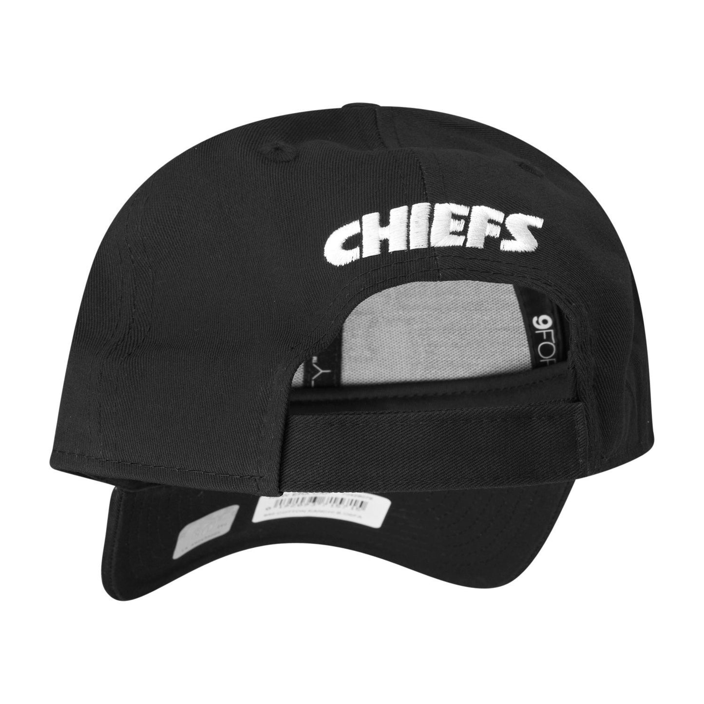 New Era Adult Kansas City Chiefs 9Forty Adjustable Cap / Black White / RRP £27