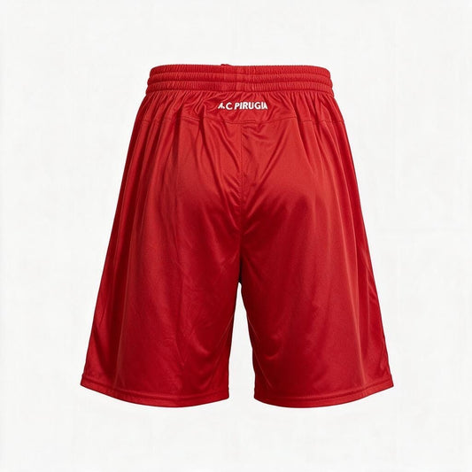 Perugia Frankie Garage Away Football Shorts / Red / RRP £25