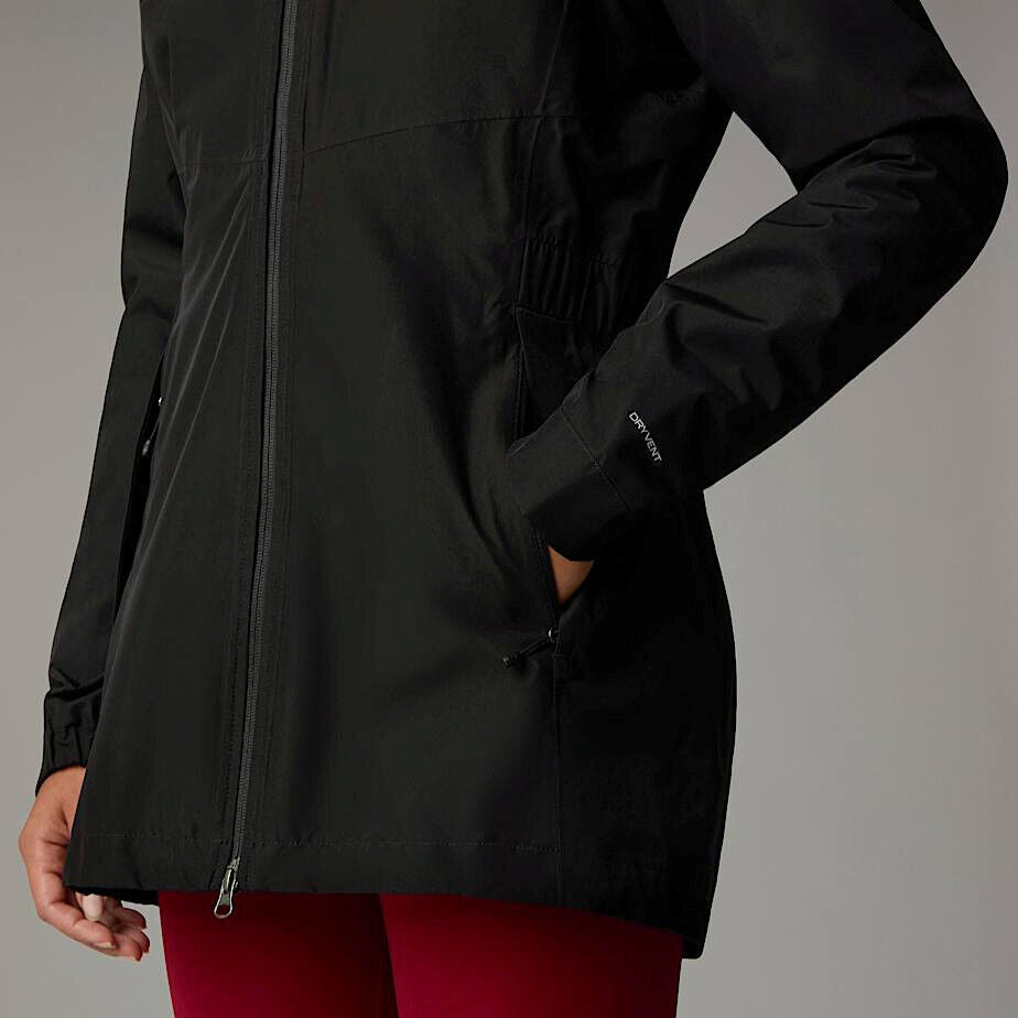 The North Face Womens Hikesteller Parka Rain Jacket / Black / RRP £155