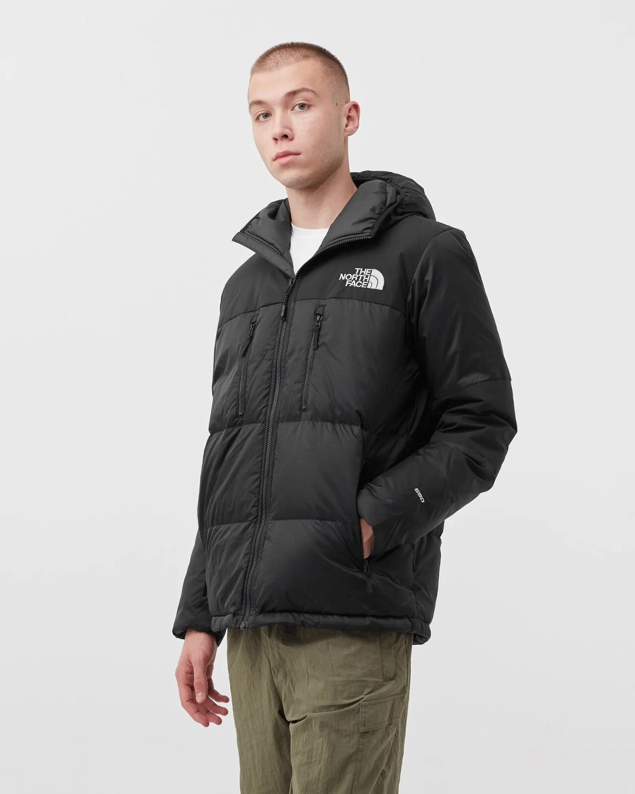 The North Face Mens Himalayan Light Down Hooded Jacket / Black / RRP £220