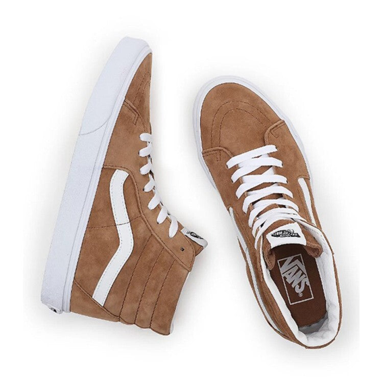 Vans Suede Sk8-Hi Trainers / Brown White / RRP £90
