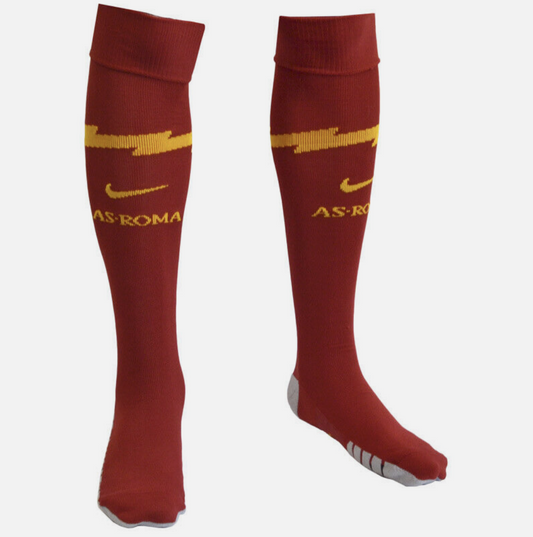 Nike AS Roma Home Football Socks / 2019-2020 / Red / RRP £15
