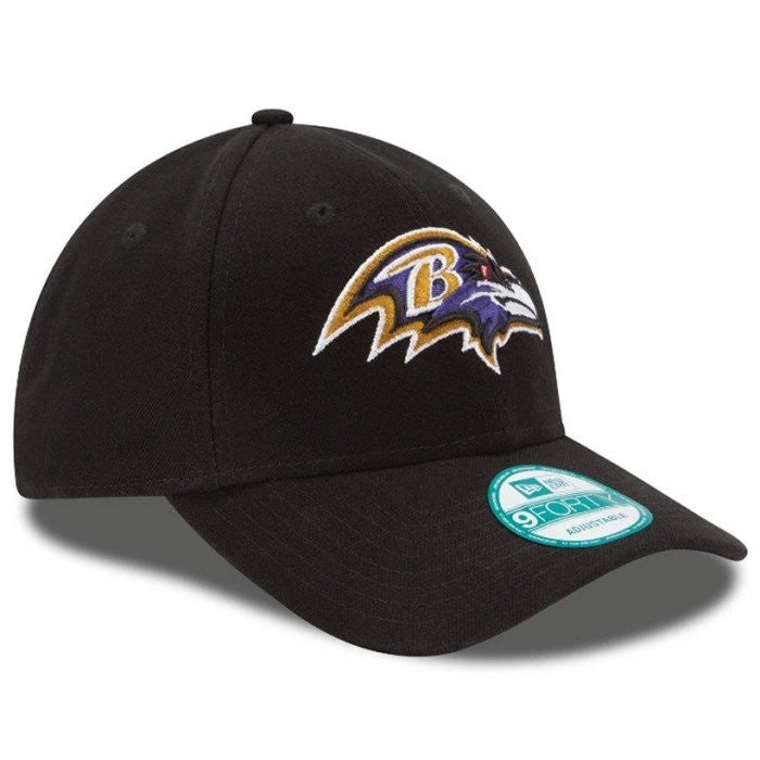 New Era Adult Baltimore Ravens 9FORTY The League Cap / Black / RRP £24