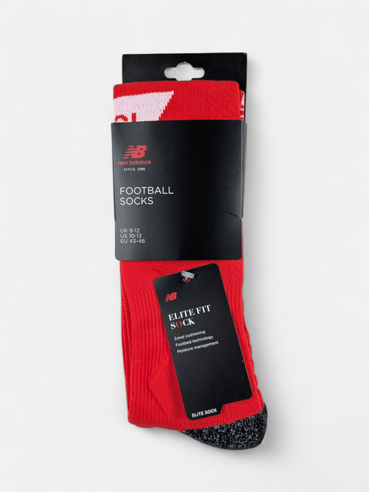 New Balance Mens 2020-21 Standard Liege Home Change Socks / BNWT / Red / RRP £13
