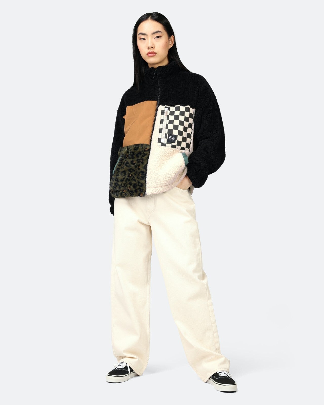 Vans Womens Makin It Patch Jacket / Black / RRP £140