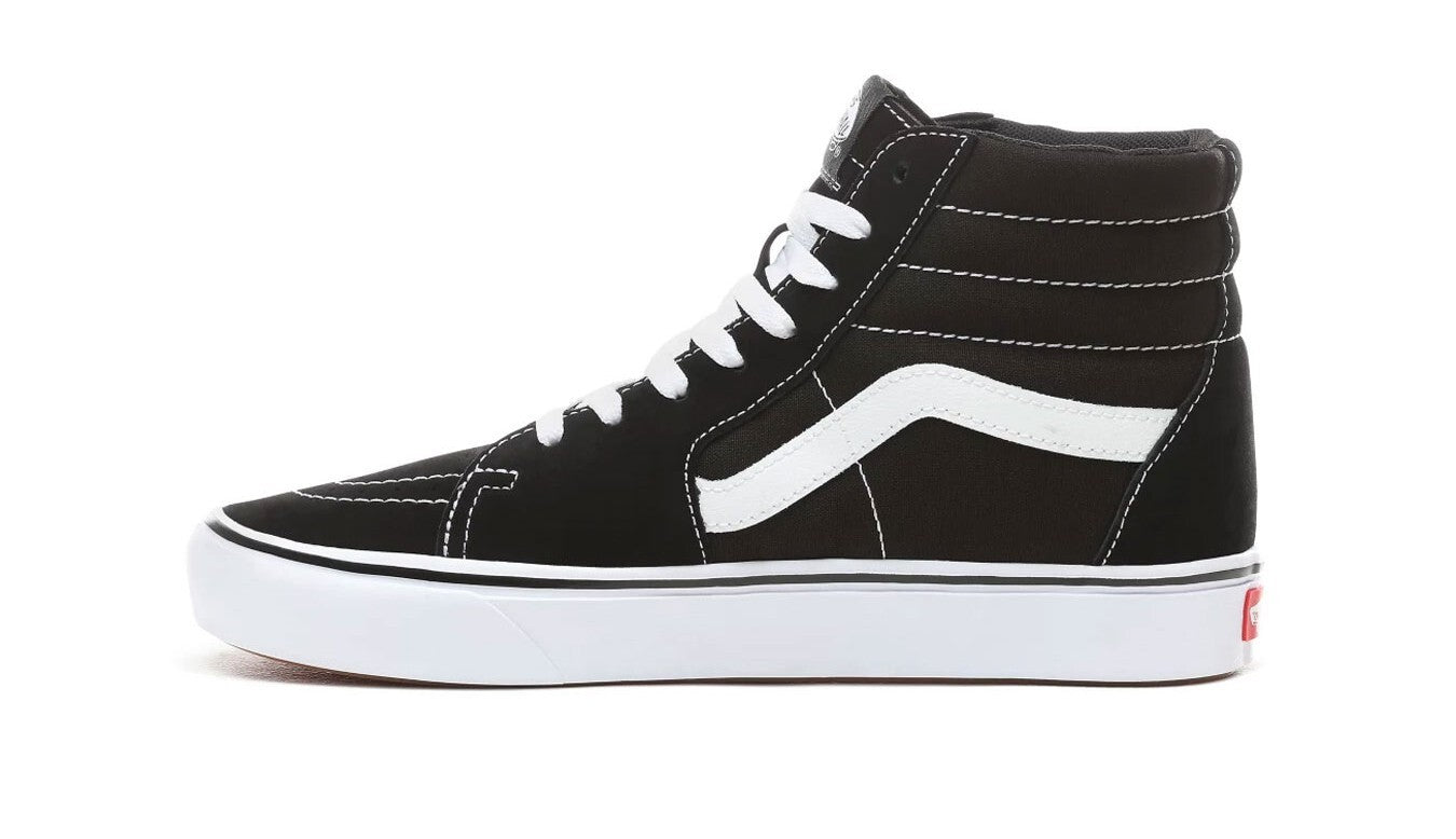 Vans ComfyCush Sk8 Hi Trainers / Black White / RRP £85