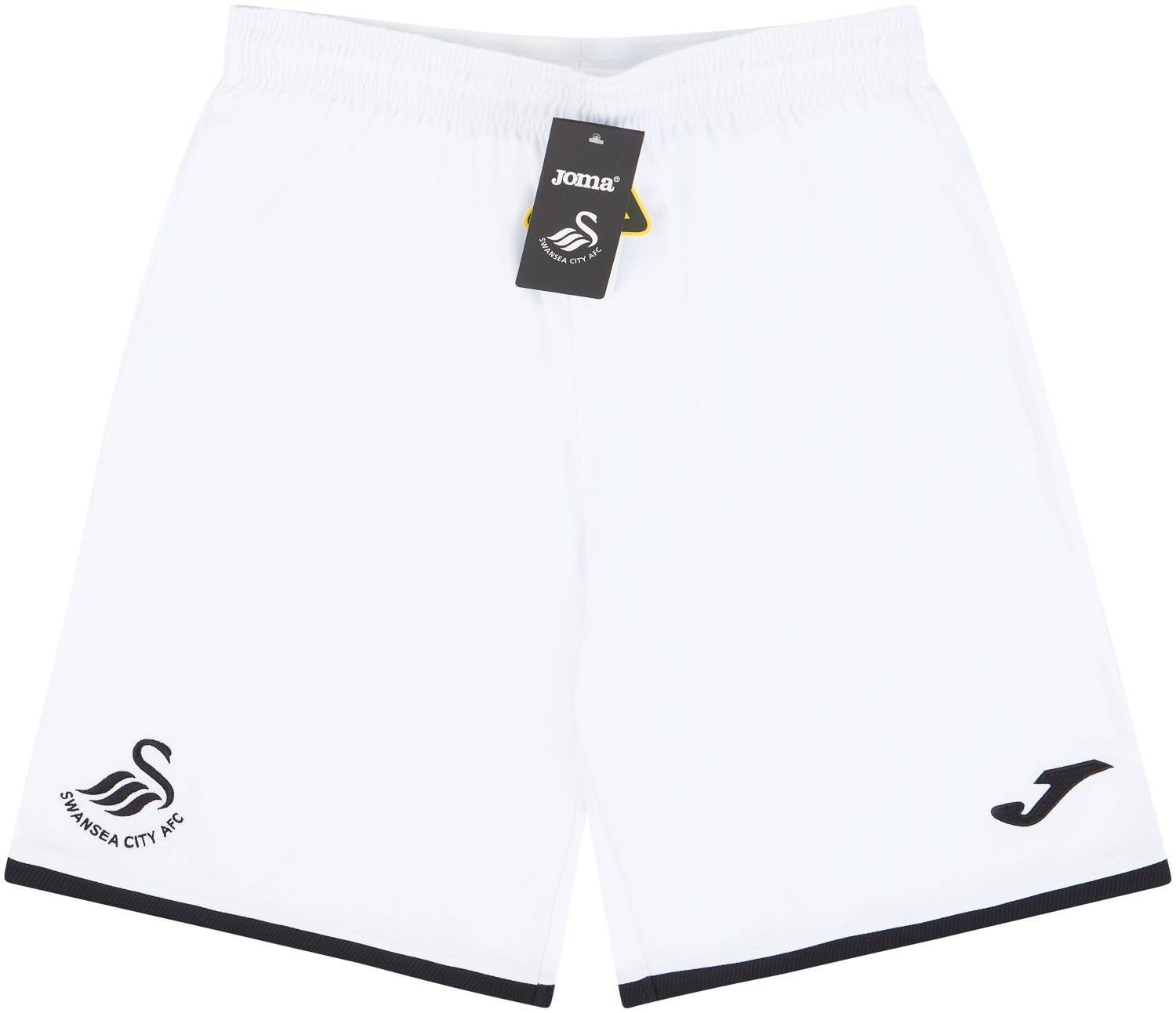 Joma Kids 2020-21 Swansea Home Change Shorts / White / RRP £17.99
