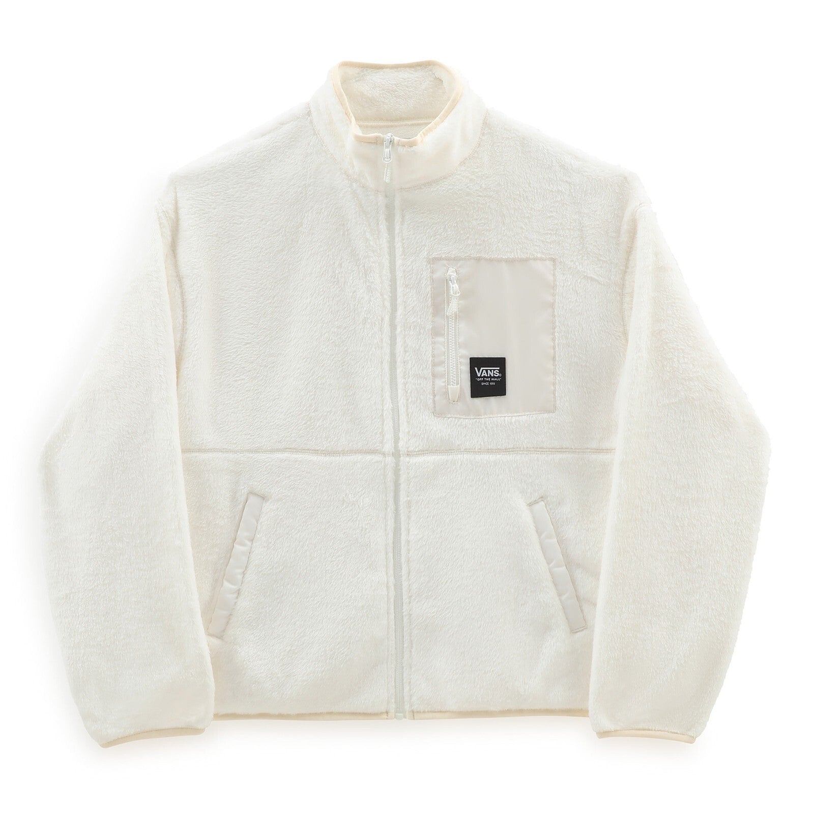 Vans Womens Waverly Mock Zip Jacket / Marshmallow / RRP £75