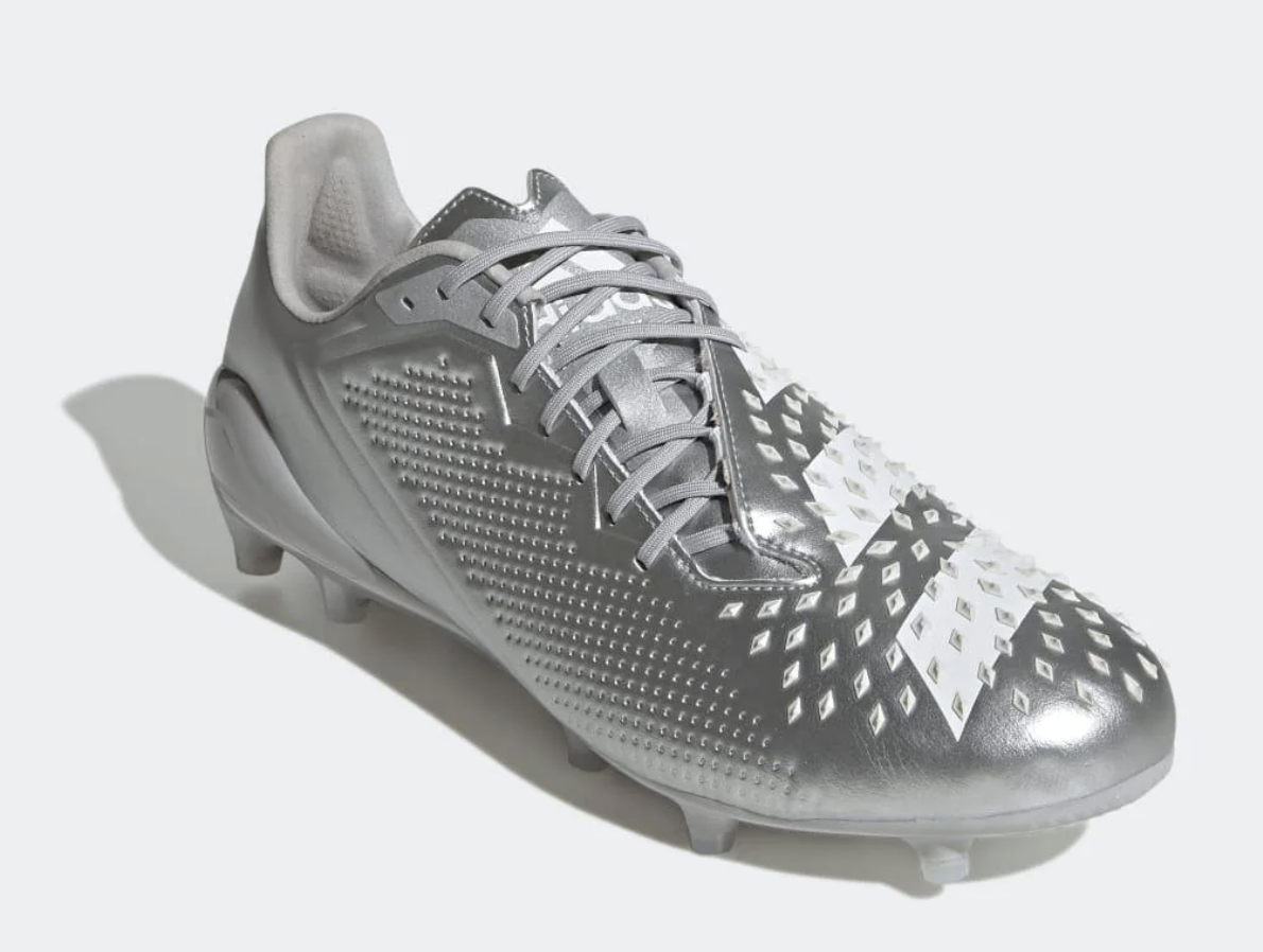 Adidas Men’s Predator Malice (FG) Rugby Boots / Silver White / RRP £180