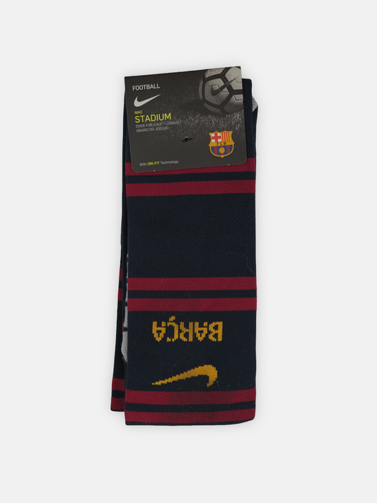 Nike Mens 2018-19 Barcelona Home Football Socks / Red/Blue / RRP £17.99