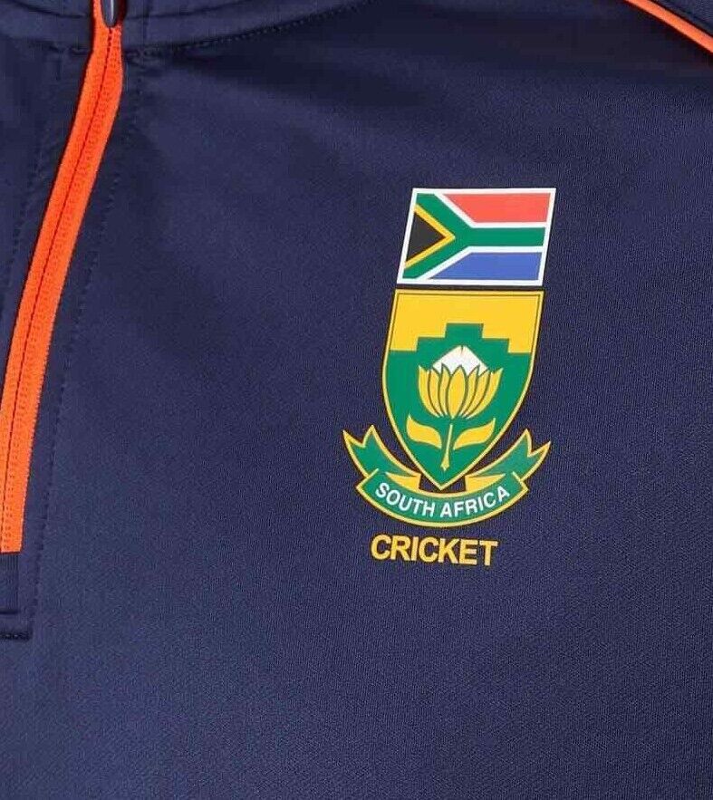 Castore South Africa Cricket Mens 1/4 Zip Top / Navy / RRP £65