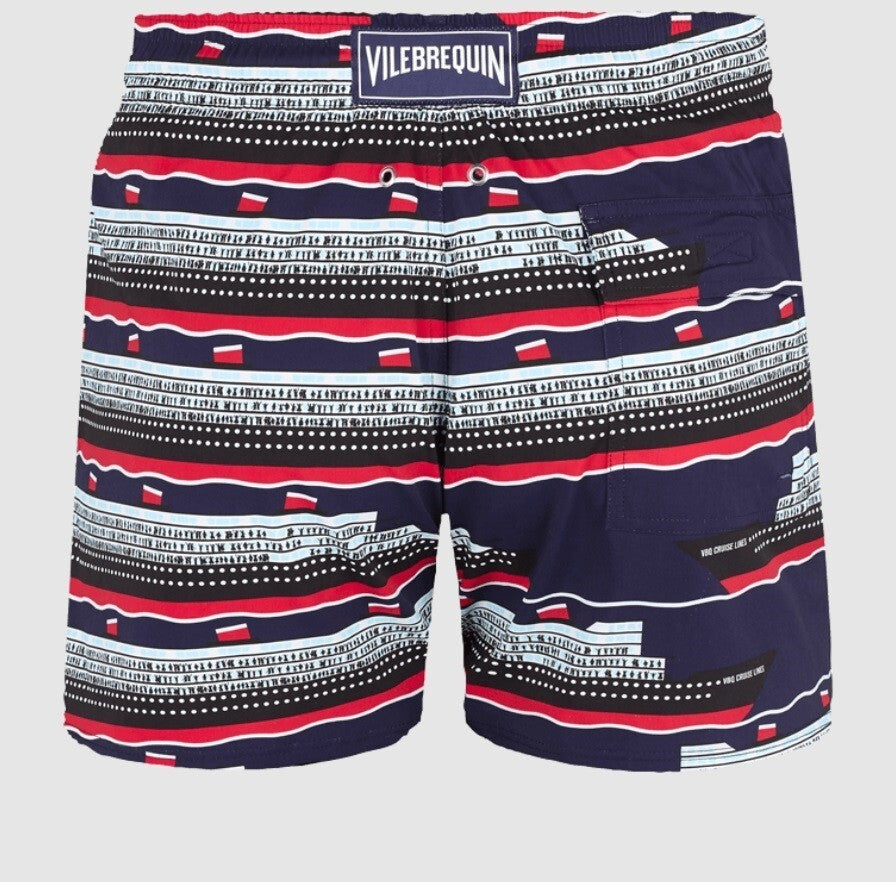 Vilebrequin Swim Shorts / Mens / Moorise / Blue Red / RRP £220
