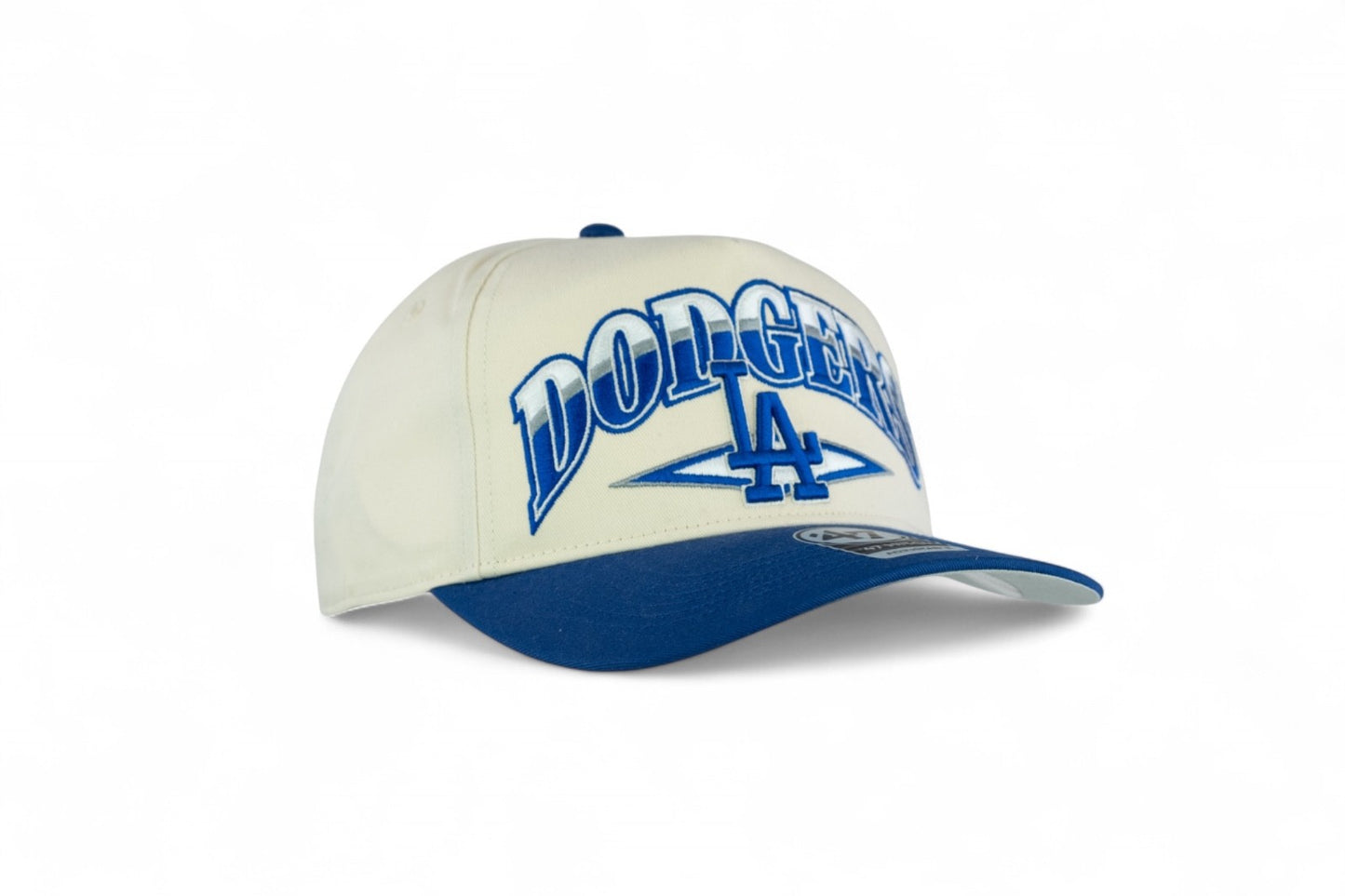 47 Brand LA Dodgers MLB Arc Line Hitch Snapback Cap / Beige Royal Blue / RRP £38