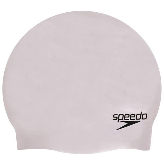 Speedo Junior Silicone Swim Cap / White / RRP £9